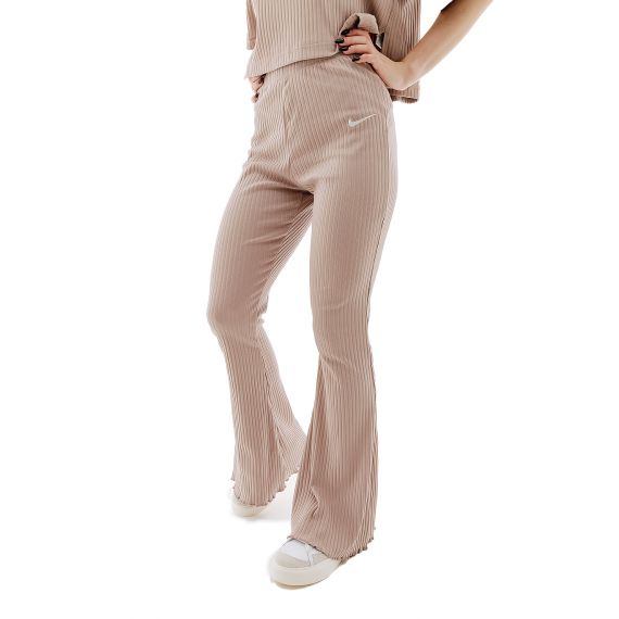 Штани Nike W NSW RIB JRSY PANT DV7868-272, Колір: бежевий, Розмір виробника: М