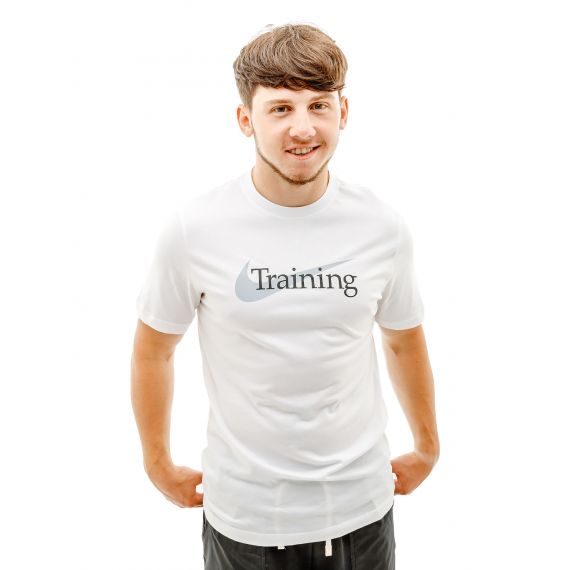 Футболка Nike M NK DFC TEE SW TRAINING CZ7989-100, Колір: білий, Розмір виробника: 2XL