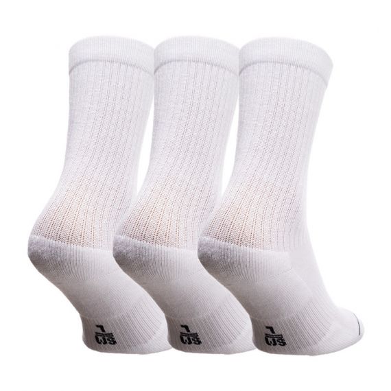 Носки Nike U JORDAN ED CUSH POLY CREW 3PR 144 DX9632-100, Цвет: белый, Размер: 38-42, изображение 2 Носки Nike U JORDAN ED CUSH POLY CREW 3PR 144 DX9632-100, Цвет: белый, Размер: 38-42, изображение 2