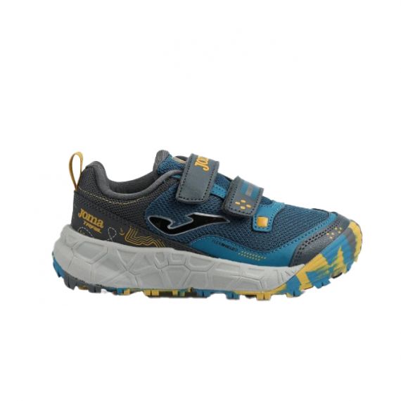 Кросівки бігові дитячі Joma ADVENTURE сіро-синьо-жовті JADVS2417V, Розмір виробника: 32