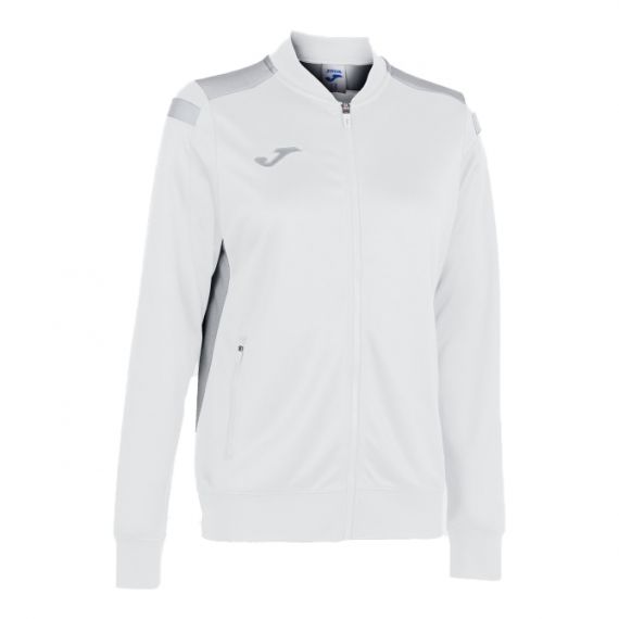 Олімпійка (мастерка) жіноча Joma CHAMPION VI біло-сіра 901267.211, Колір: білий, Розмір виробника: L
