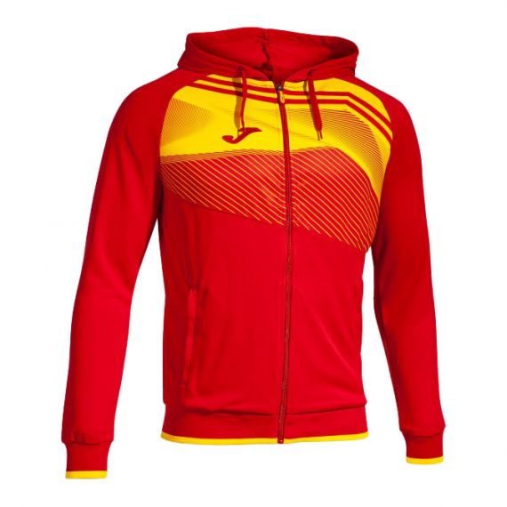 Олімпійка (мастерка) Joma SUPERNOVA II червоно-жовта 101605.609, Колір: помаранчевий, Розмір виробника: S