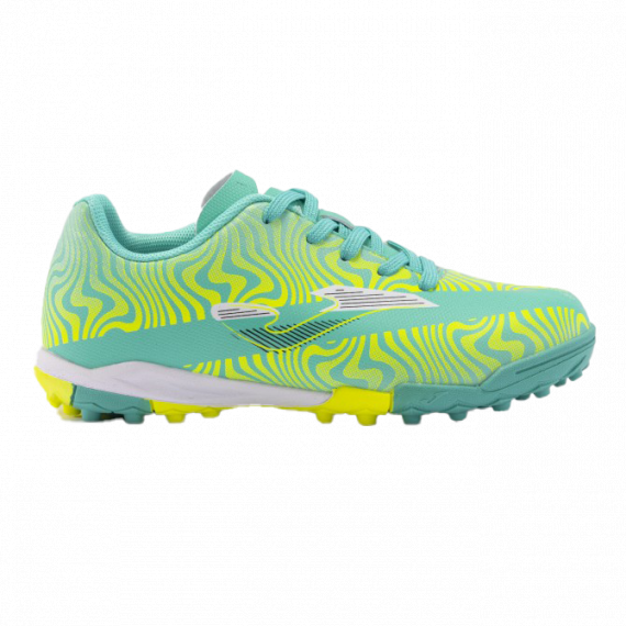 Сороконіжки (шиповки) дитячі Joma EVOLUTION JR бірюзово-жовті EVJW2415TF, Колір: бірюзовий, Розмір виробника: 38
