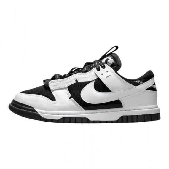 Кроссовки Nike Dunk Low Jumbo Reverse Panda White/Black DV0821-002, Цвет: белый, Размер производителя: 43, изображение 2 Кроссовки Nike Dunk Low Jumbo Reverse Panda White/Black DV0821-002, Цвет: белый, Размер производителя: 43, изображение 2