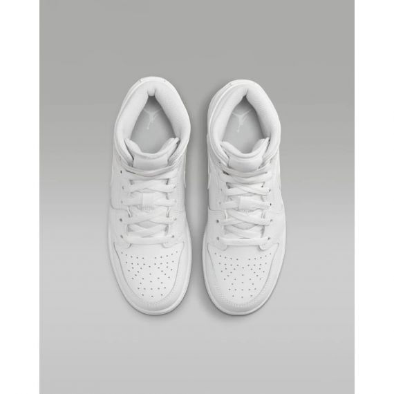 Кросівки Nike AIR JORDAN 1 MID (GS) 554725-136, Колір: білий, Розмір виробника: 36.5, зображення 4