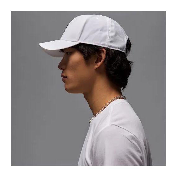 Бейсболка Jordan U J RISE CAP S CB MTL JM HM5750-100, Колір: білий, Розмір: Дорослий, зображення 4