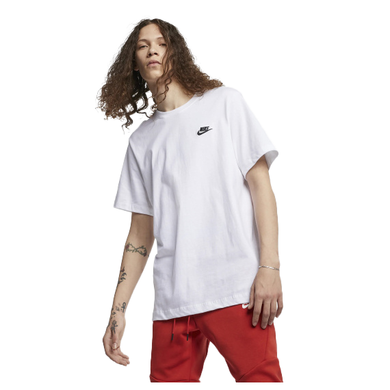 Футболка Nike M NSW CLUB TEE AR4997-101, Колір: білий, Розмір виробника: XL