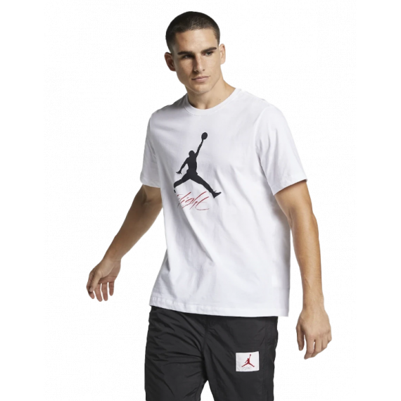 Футболка Jordan JUMPMAN FLIGHT HBR TEE AO0664-100, Колір: білий, Розмір виробника: S