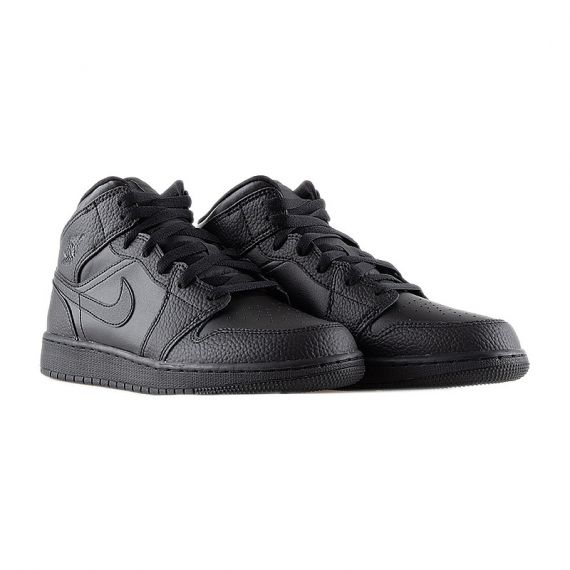 Кроссовки баскетбольные JORDAN AIR MID BG 554725-091, Цвет: черный, Размер производителя: 36, изображение 5 Кроссовки баскетбольные JORDAN AIR MID BG 554725-091, Цвет: черный, Размер производителя: 36, изображение 5