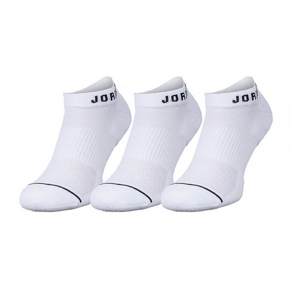 Шкарпетки JORDAN U J ED CUSH POLY NS 3PR 144 DX9656-100, Колір: білий, Розмір: 42-46