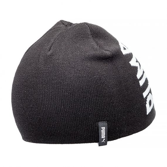 Шапка Puma Ess Classic Cuffless Beanie Jr 2346101, Колір: чорний, Розмір: Дитячий, зображення 2
