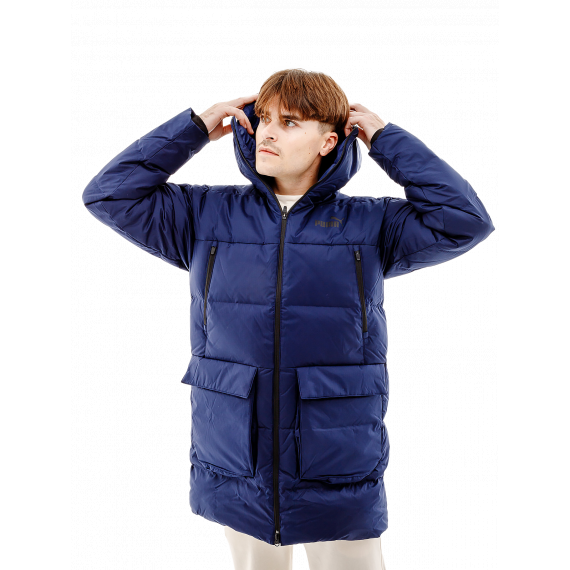 Куртка PUMA Protective Hooded Down Coat 67537806, Колір: синій, Розмір виробника: М