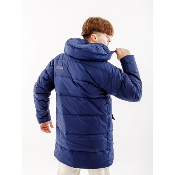 Куртка PUMA Protective Hooded Down Coat 67537806, Колір: синій, Розмір виробника: L, зображення 2 Куртка PUMA Protective Hooded Down Coat 67537806, Колір: синій, Розмір виробника: L, зображення 2