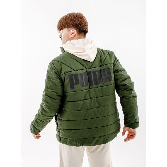 Куртка PUMA ESS+ Padded Jacket 84934931, Колір: зелений, Розмір виробника: L, зображення 2 Куртка PUMA ESS+ Padded Jacket 84934931, Колір: зелений, Розмір виробника: L, зображення 2