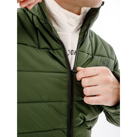 Куртка PUMA ESS+ Padded Jacket 84934931, Колір: зелений, Розмір виробника: L, зображення 3 Куртка PUMA ESS+ Padded Jacket 84934931, Колір: зелений, Розмір виробника: L, зображення 3