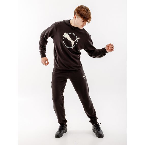 Кофта PUMA BETTER SPORTSWEAR Hoodie 67606401, Колір: чорний, Розмір виробника: L, зображення 4