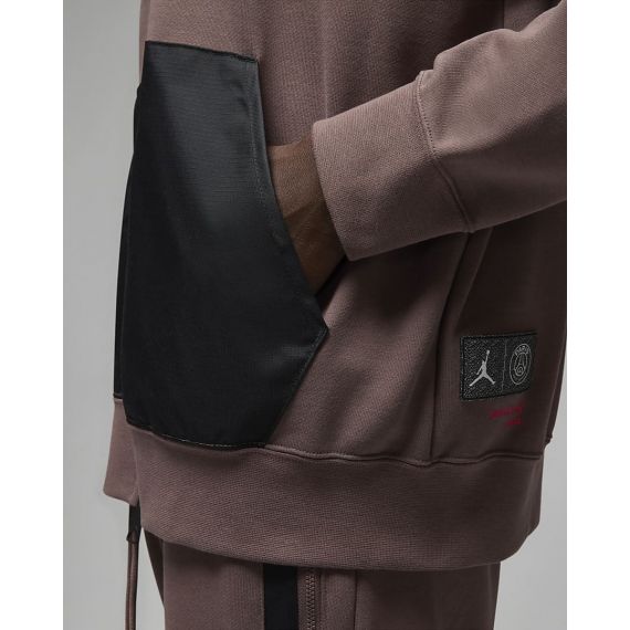 Толстовка JORDAN M J PSG FLC FZ DN6150-291, Колір: коричневий, Розмір виробника: XL, зображення 4 Толстовка JORDAN M J PSG FLC FZ DN6150-291, Колір: коричневий, Розмір виробника: XL, зображення 4