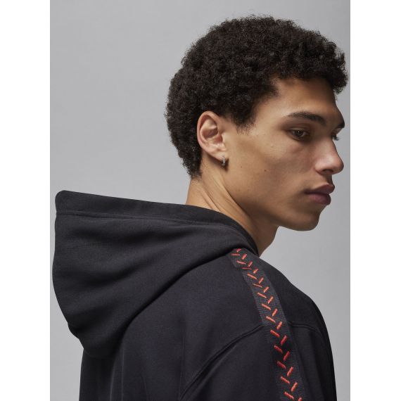 Толстовка JORDAN M J FLT MVP FLC PO FN6352-010, Колір: чорний, Розмір виробника: 2XL, зображення 3