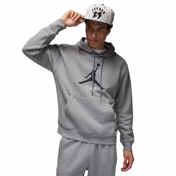 Толстовка JORDAN M J ESS FLC BASELINE HOODIE FD7545-091, Колір: сірий, Розмір виробника: XL