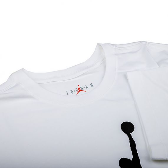 Футболка Jordan JUMPMAN FLIGHT HBR TEE AO0664-100, Цвет: белый, Размер производителя: XL, изображение 4 Футболка Jordan JUMPMAN FLIGHT HBR TEE AO0664-100, Цвет: белый, Размер производителя: XL, изображение 4