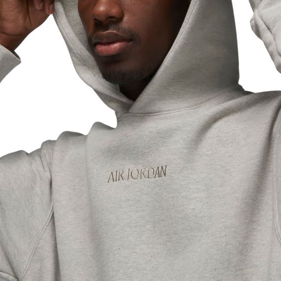 Худи Air Jordan Wordmark Fleece Hoodie Grey FJ1966-050, Цвет: серый, Размер производителя: S, изображение 2 Худи Air Jordan Wordmark Fleece Hoodie Grey FJ1966-050, Цвет: серый, Размер производителя: S, изображение 2