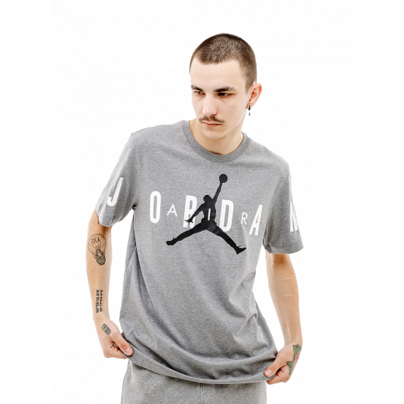 Футболка JORDAN M J JD AIR STRETCH SS CREW DV1445-091, Колір: сірий, Розмір виробника: S