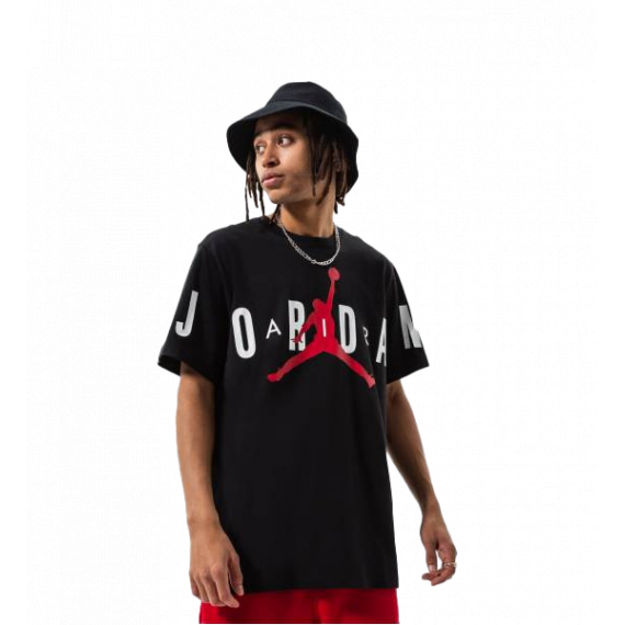 Футболка Jordan M JD AIR STRETCH SS CREW DV1445-010, Колір: чорний, Розмір виробника: S