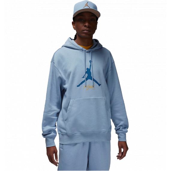 Толстовка JORDAN M J ESS FLC BASELINE HOODIE FD7545-436, Колір: блакитний, Розмір виробника: М