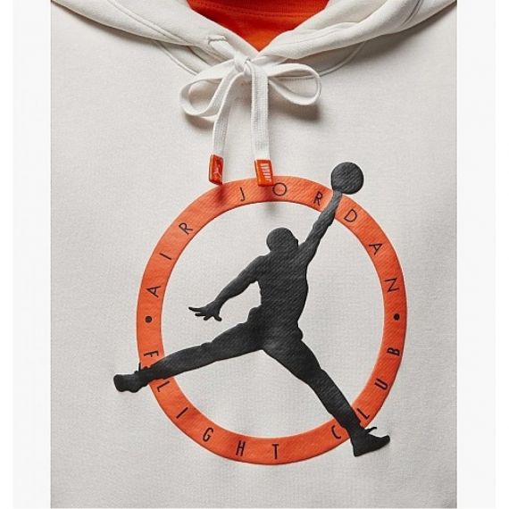 Худі Air Jordan Air Flt Mvp Gfx Flc Po White FB7050-030, Колір: білий, Розмір виробника: М, зображення 3