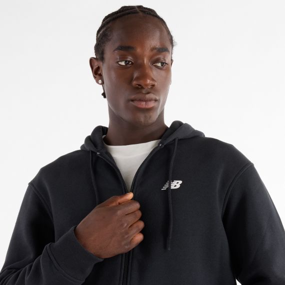 Кофта New Balance Sport Core Full Zip MJ43902BK, Колір: чорний, Розмір виробника: L, зображення 4 Кофта New Balance Sport Core Full Zip MJ43902BK, Колір: чорний, Розмір виробника: L, зображення 4
