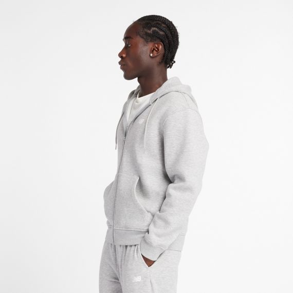 Кофта New Balance Sport Core Full Zip MJ43902AG, Колір: світло-сірий, Розмір виробника: L, зображення 3