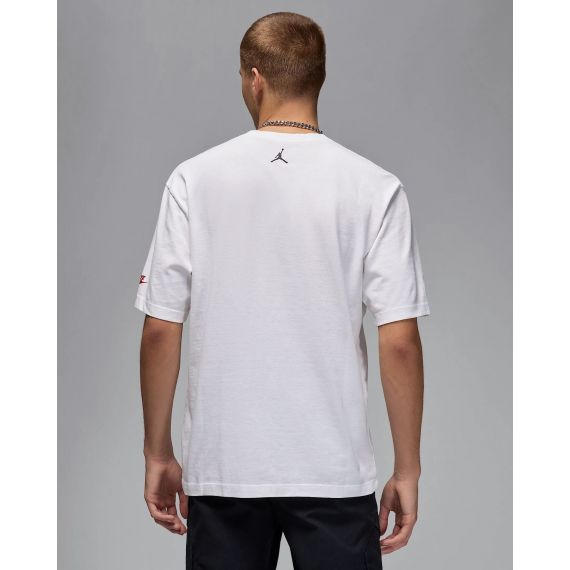 Футболка Jordan MREISSUE GX SS CREW HJ2356-100, Колір: білий, Розмір виробника: S, зображення 2 Футболка Jordan MREISSUE GX SS CREW HJ2356-100, Колір: білий, Розмір виробника: S, зображення 2