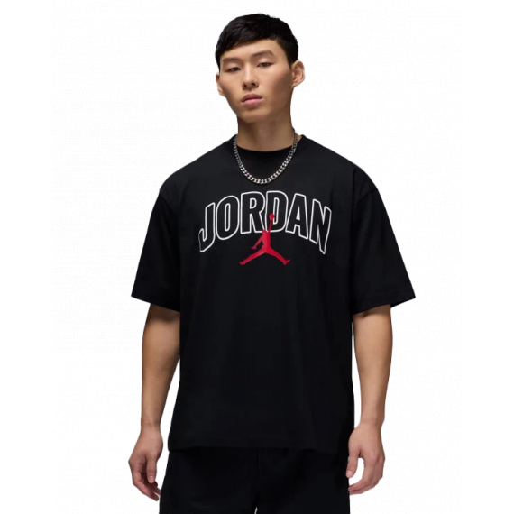 Футболка Jordan M BRK ARCH JD HBR SS CREW IB7347-010, Колір: чорний, Розмір виробника: L