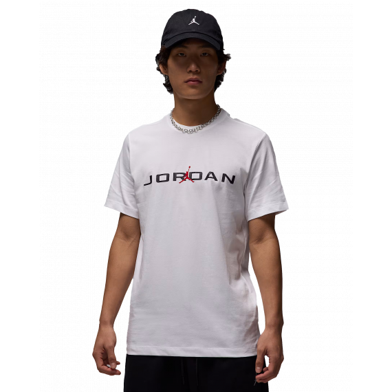 Футболка Jordan M JD AIR SS CREW IB7353-101, Колір: білий, Розмір виробника: L