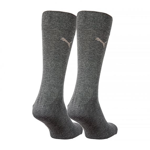 Шкарпетки Puma CLASSIC 2P 90712804, Колір: сірий, Розмір: 39-42, зображення 2 Шкарпетки Puma CLASSIC 2P 90712804, Колір: сірий, Розмір: 39-42, зображення 2
