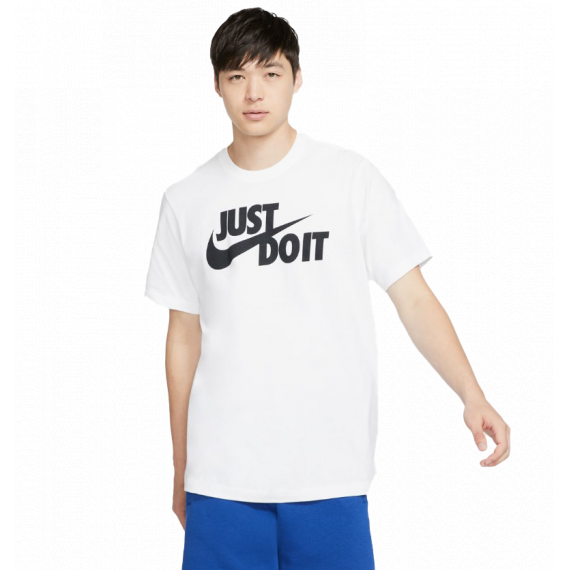 Футболка Nike M NSW TEE JUST DO IT SWOOSH AR5006-100, Колір: білий, Розмір виробника: S