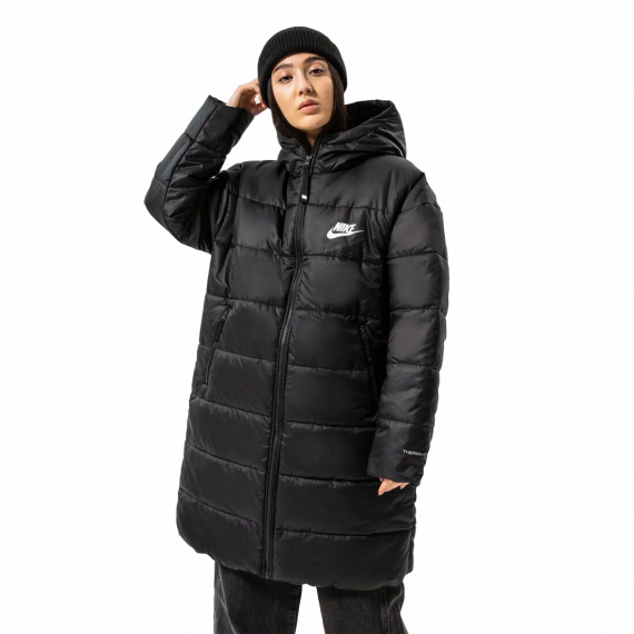 Куртка Nike W Nsw Syn Tf Rpl Hd Parka DX1798-010, Колір: чорний, Розмір виробника: XS
