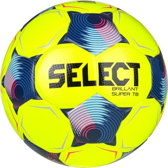 М'яч футбольний SELECT Brillant Super TB v25 (FIFA QUALITY PRO) (552) жовто/синій, Колір: жовтий, Розмір: розмір 5