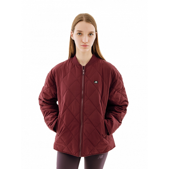 Куртка New Balance Athletics Fashion (WJ33504NBY), Колір: бордовий, Розмір виробника: L