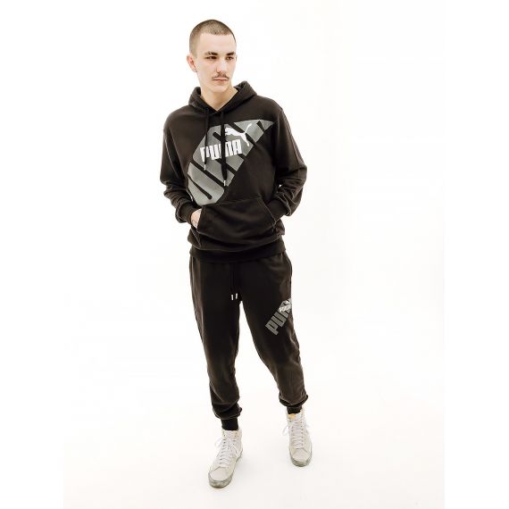 Кофта Puma POWER Graphic Hoodie 67896301, Колір: чорний, Розмір виробника: L, зображення 5 Кофта Puma POWER Graphic Hoodie 67896301, Колір: чорний, Розмір виробника: L, зображення 5