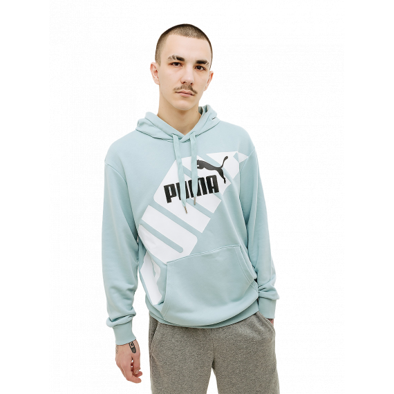 Кофта Puma POWER Graphic Hoodie 67896322, Колір: блакитний, Розмір виробника: L