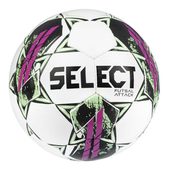 М'яч футзальний SELECT Futsal Attack v22 (419) біло/рожевий