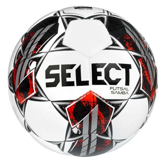 М’яч футзальний SELECT Futsal Samba FIFA Basic v22 (402) біло/срібний