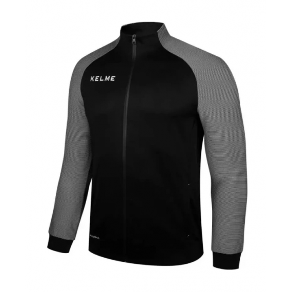 Олімпійка дитяча Kelme MONTES чорно-сіра 3873300.9021, Колір: сірий, Розмір виробника: 150