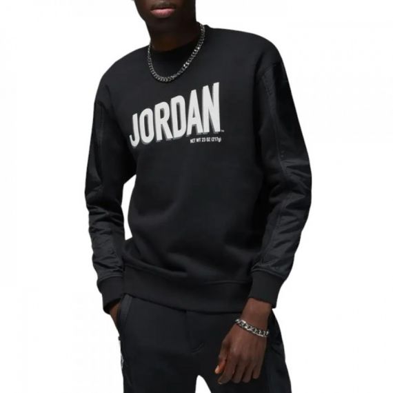 Толстовка JORDAN MVP GFX FLC CREW DV7588-010, Колір: чорний, Розмір виробника: М