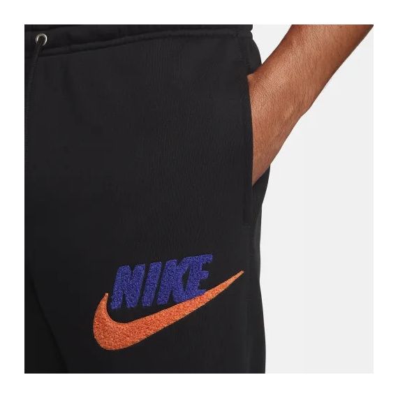 Штани Nike M NK CLUB BB JOGGER CHNL FTRA FN3094-010, Колір: чорний, Розмір виробника: XL, зображення 3