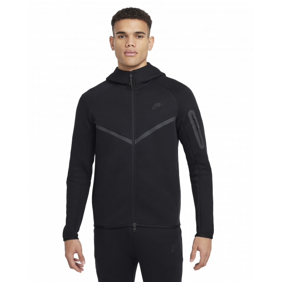 Толстовка Nike M TCH FLC FZ WR HOODIE HV0949-010, Колір: чорний, Розмір виробника: L