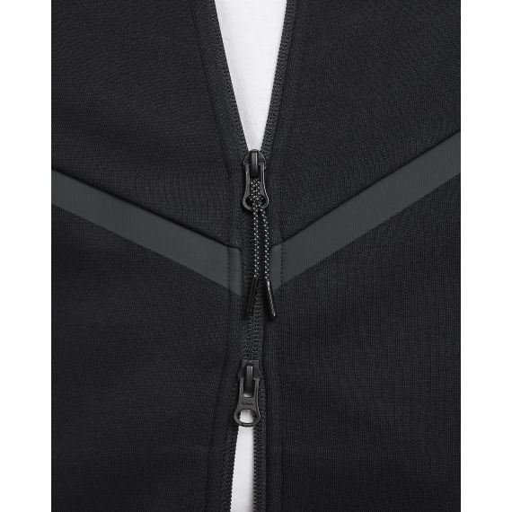Толстовка Nike M TCH FLC FZ WR HOODIE HV0949-010, Колір: чорний, Розмір виробника: L, зображення 4 Толстовка Nike M TCH FLC FZ WR HOODIE HV0949-010, Колір: чорний, Розмір виробника: L, зображення 4