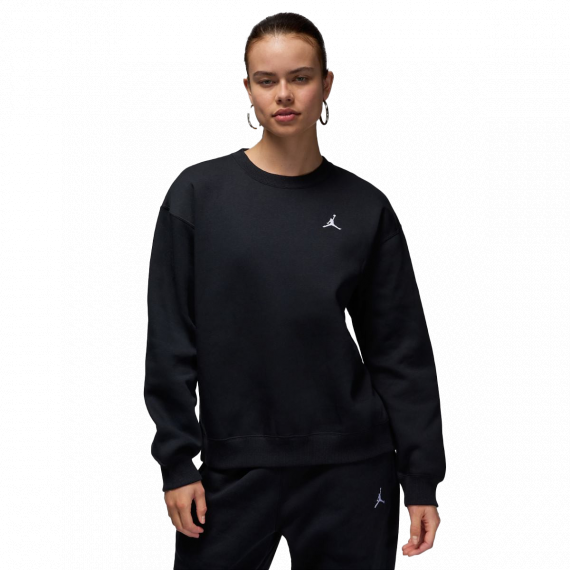 Толстовка Jordan W BRKLN FLC PO 24 FV7074-010, Колір: чорний, Розмір виробника: М