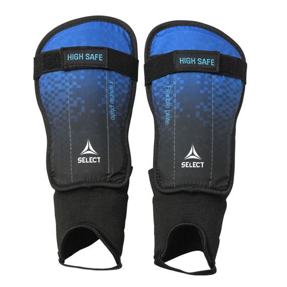 Щитки SELECT Shin Guard High Safe v23 (212) синьо/чорний, Колір: синій, Розмір виробника: S